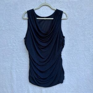 Apt. 9 Navy Draped Tank Top size xl